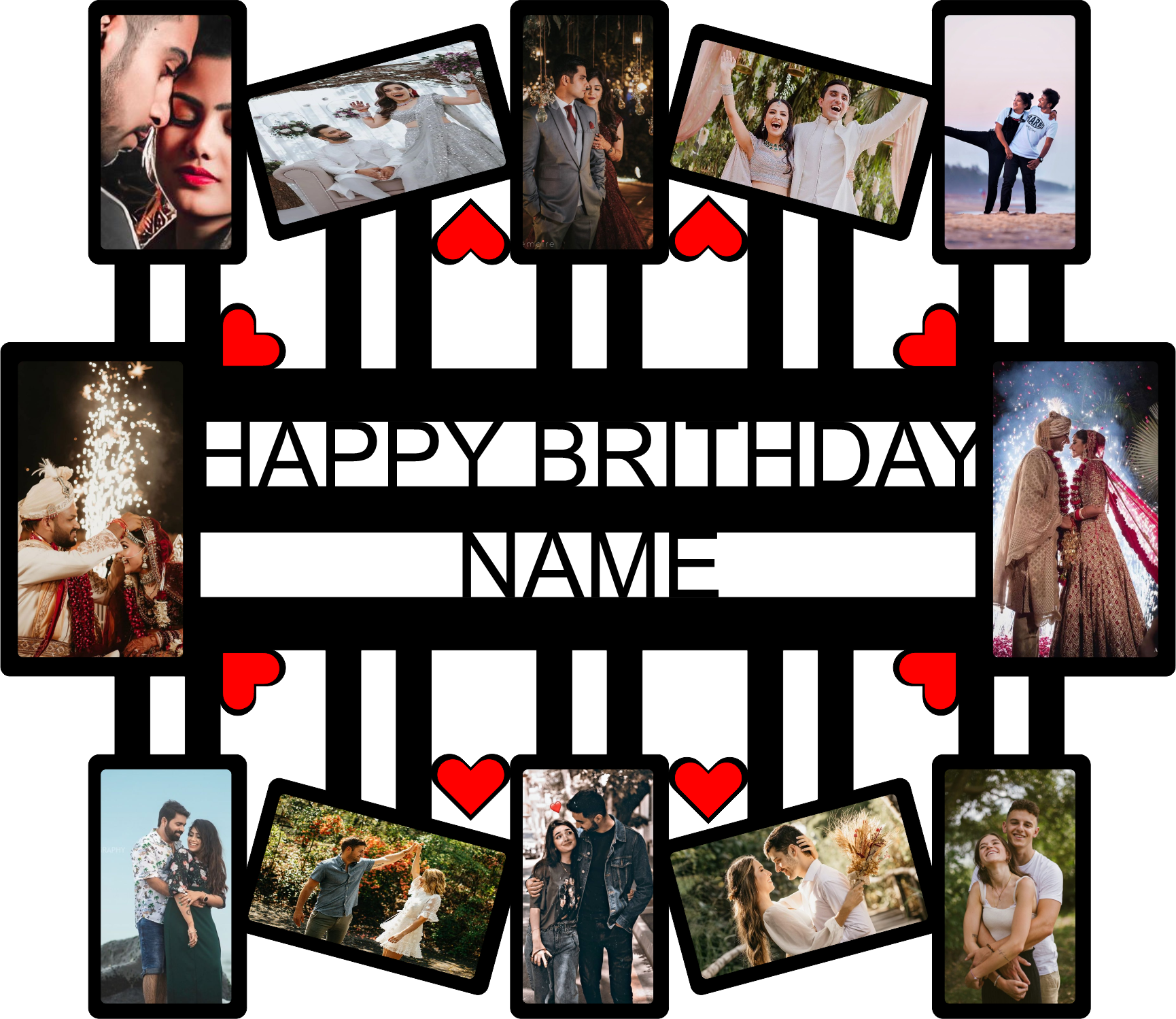 Happy Birthday Wall Photo Frame – A Gift Full of Memories