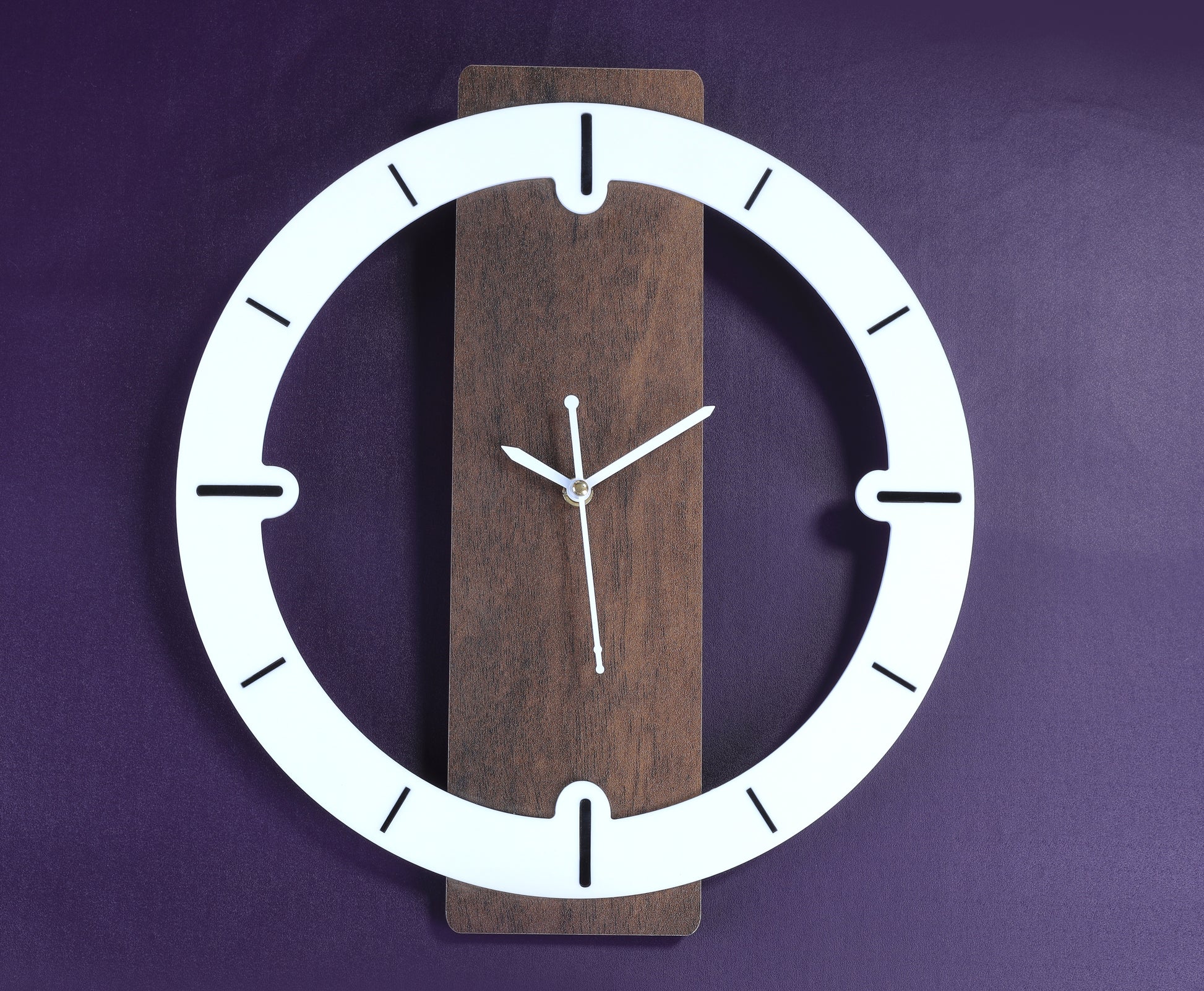 Vertical MDF Wall Clock – Elevate Your Wall Décor
