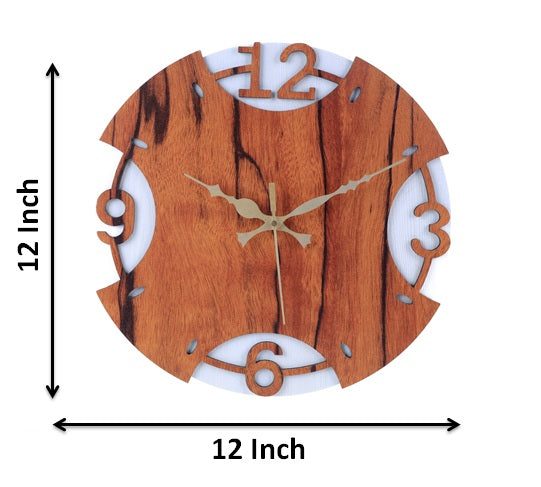 Double Layer  Acrylic&MDf Wall Clock