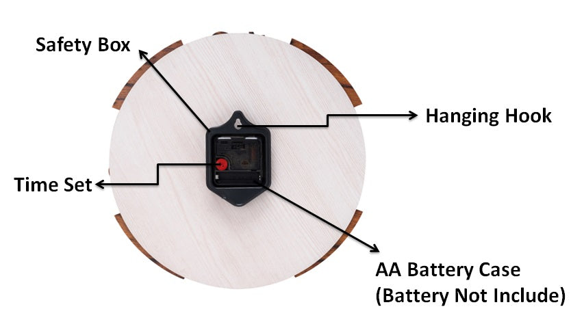 Double Layer  Acrylic&MDf Wall Clock