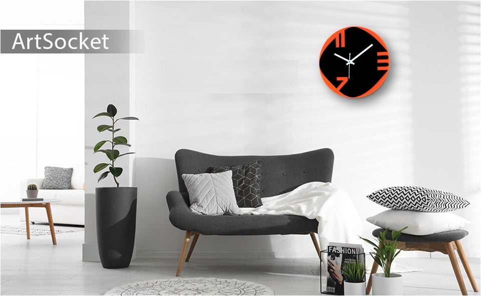 Double Layer Uneven Shape Wall Clock