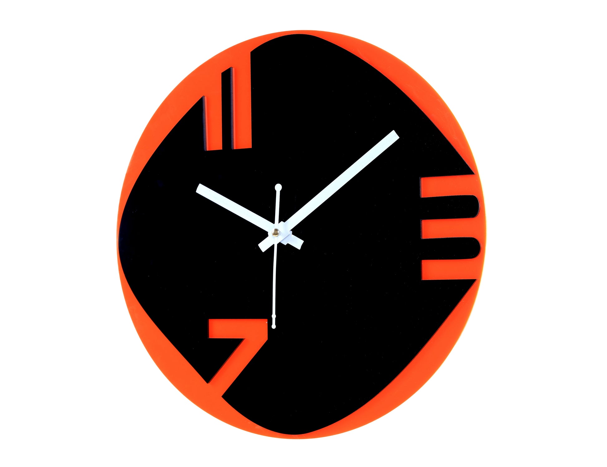 Double Layer Uneven Shape Wall Clock