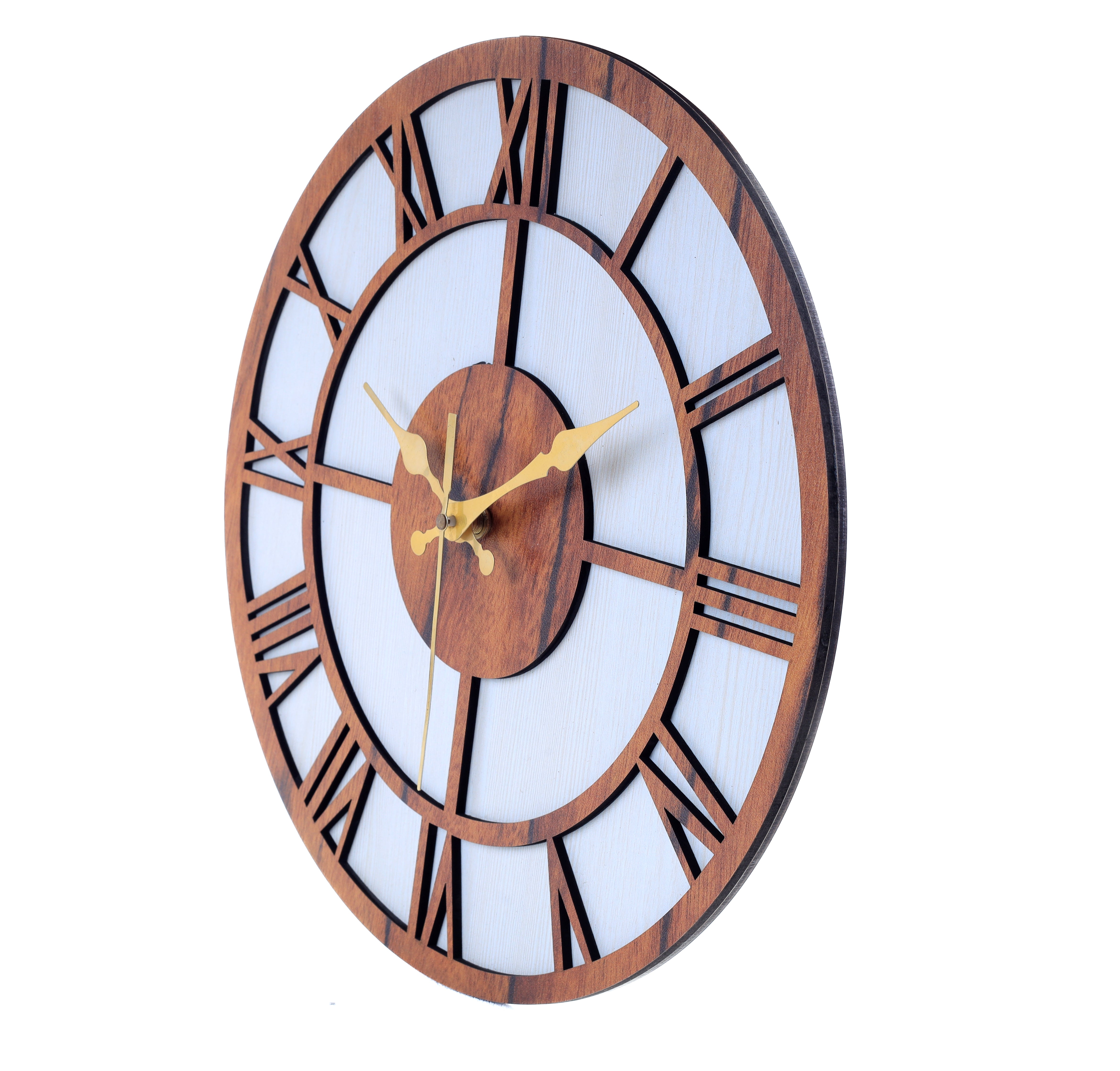 Acrylic & MDF Roman Wall Clock