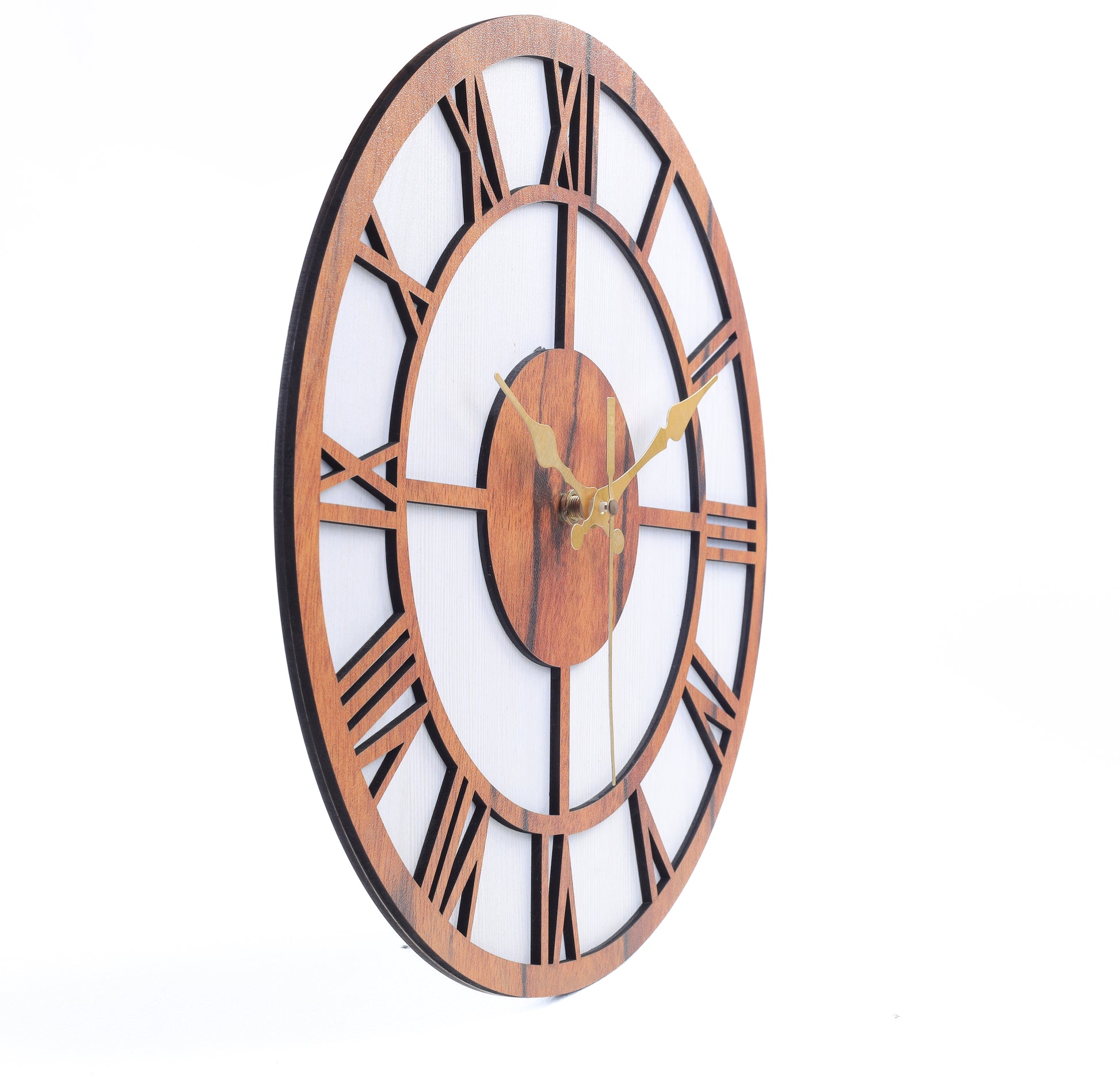 Acrylic & MDF Roman Wall Clock