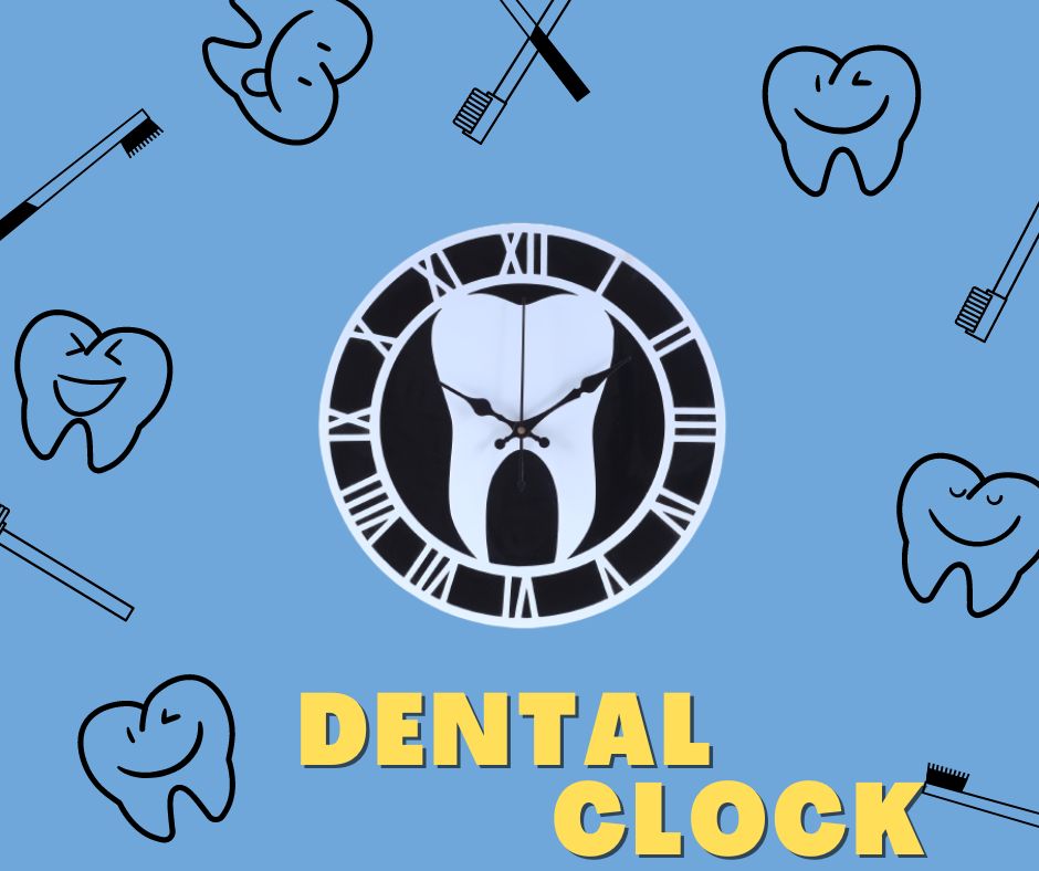 Dental Round Wall Clock – Perfect for Clinics & Dentists