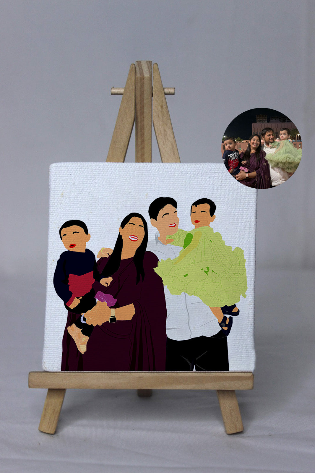Faceless Canvas Frame – Personalized Minimalist Art for Elegant Home Décor