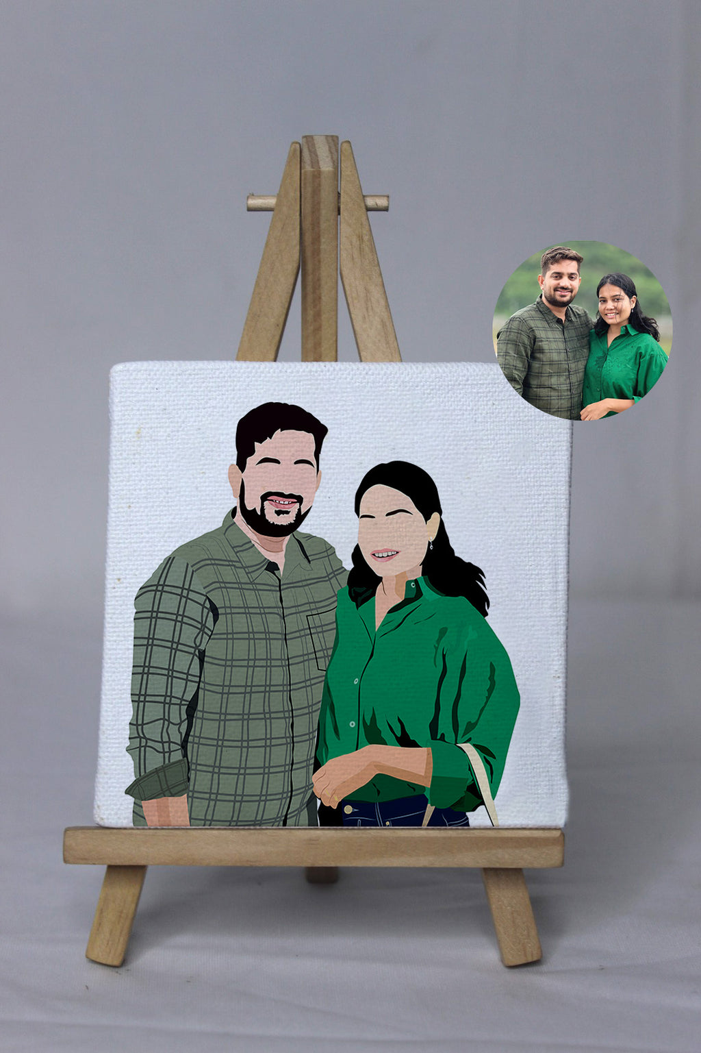 Faceless Canvas Frame – Personalized Minimalist Art for Elegant Home Décor