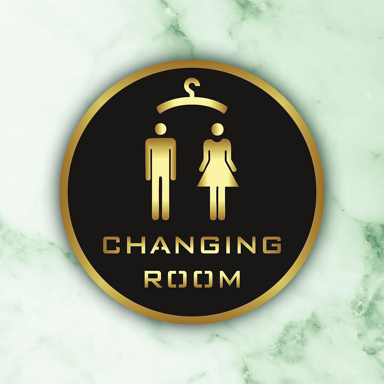 Changing Room Metal Sign Board – Durable & Stylish