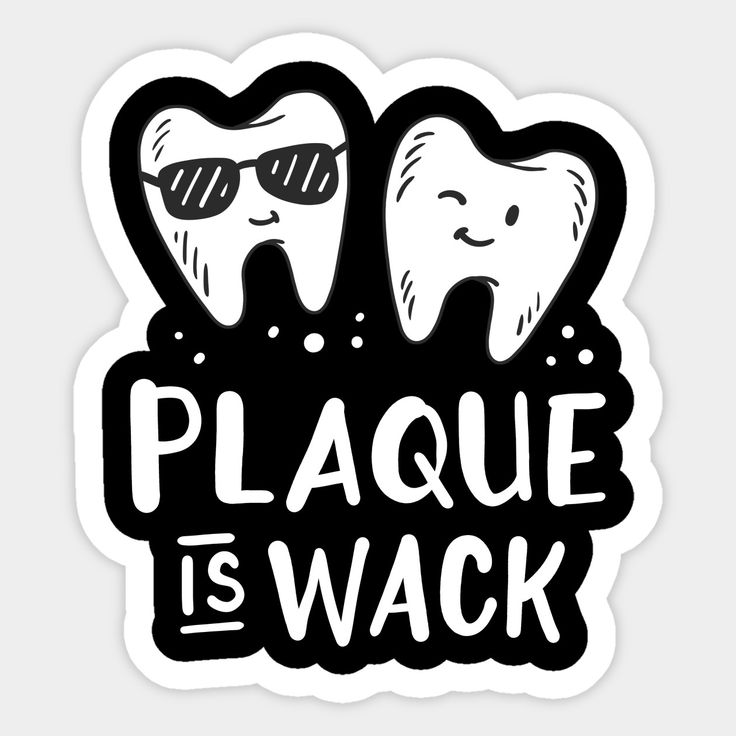 Plaque Is Wack - Dental - DTF Sticker