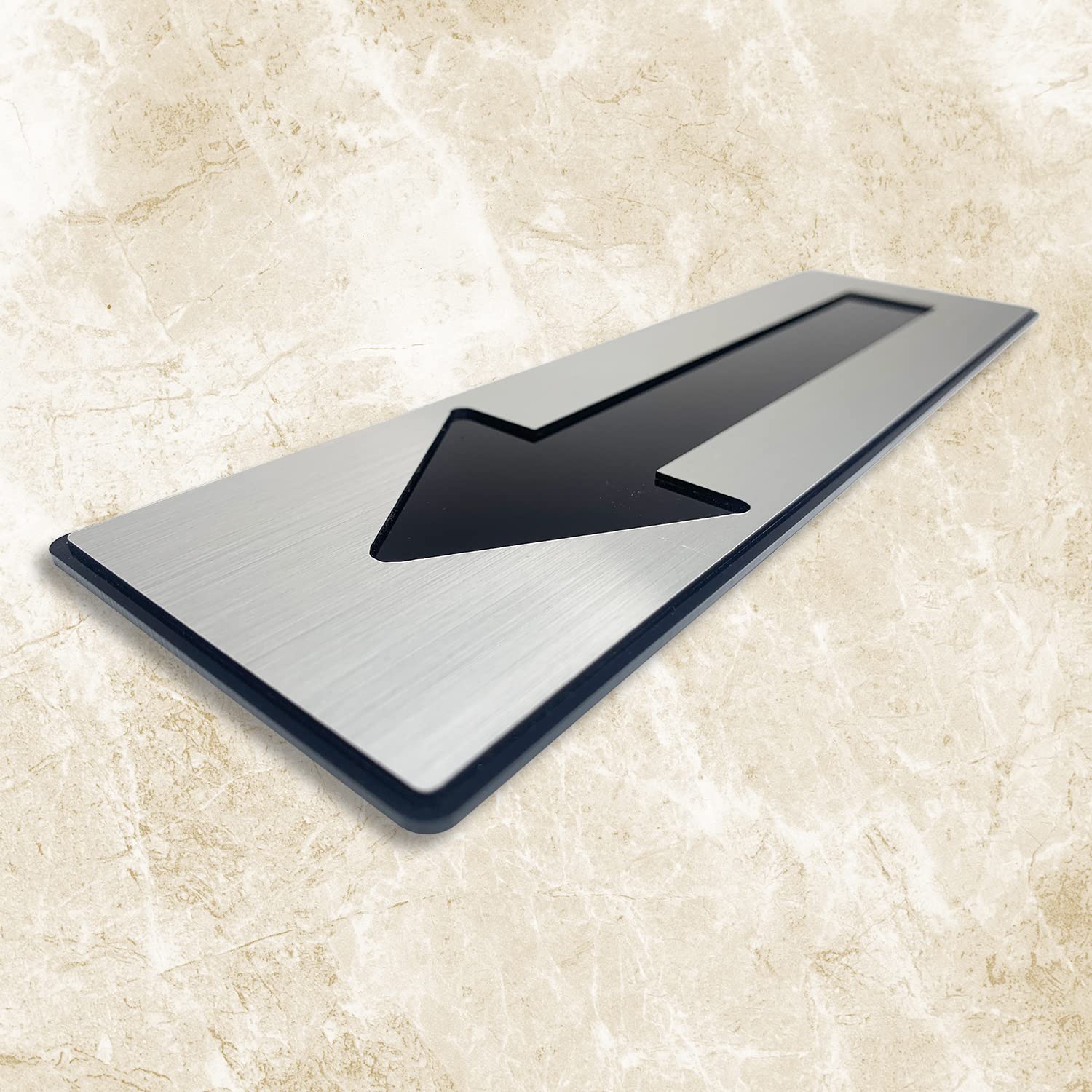 Directional Sign Name Boards – Acrylic & Silver Brass Sheet