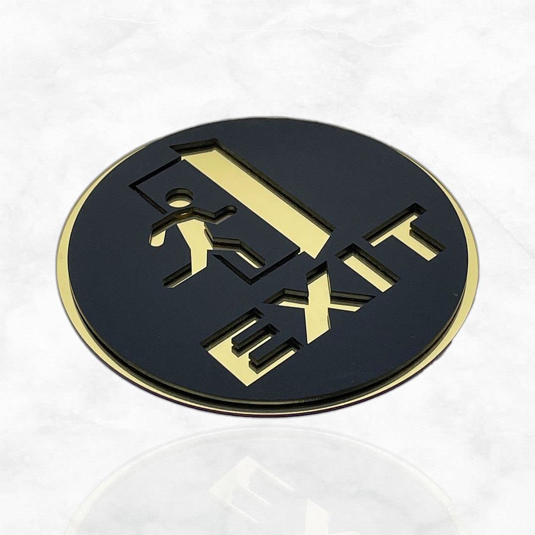 Exit Metal Sign Board – Durable & High-Visibility