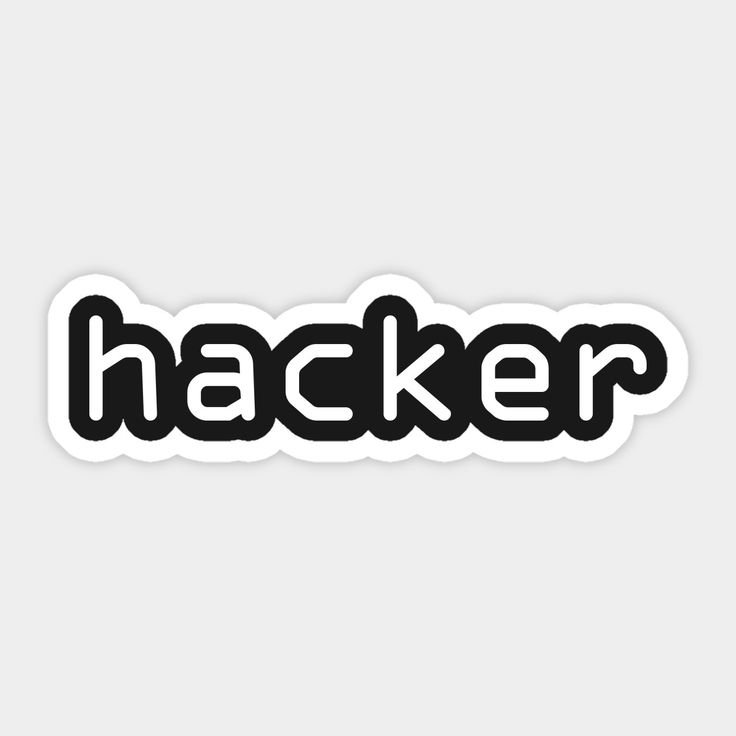 Hacker - DTF Sticker