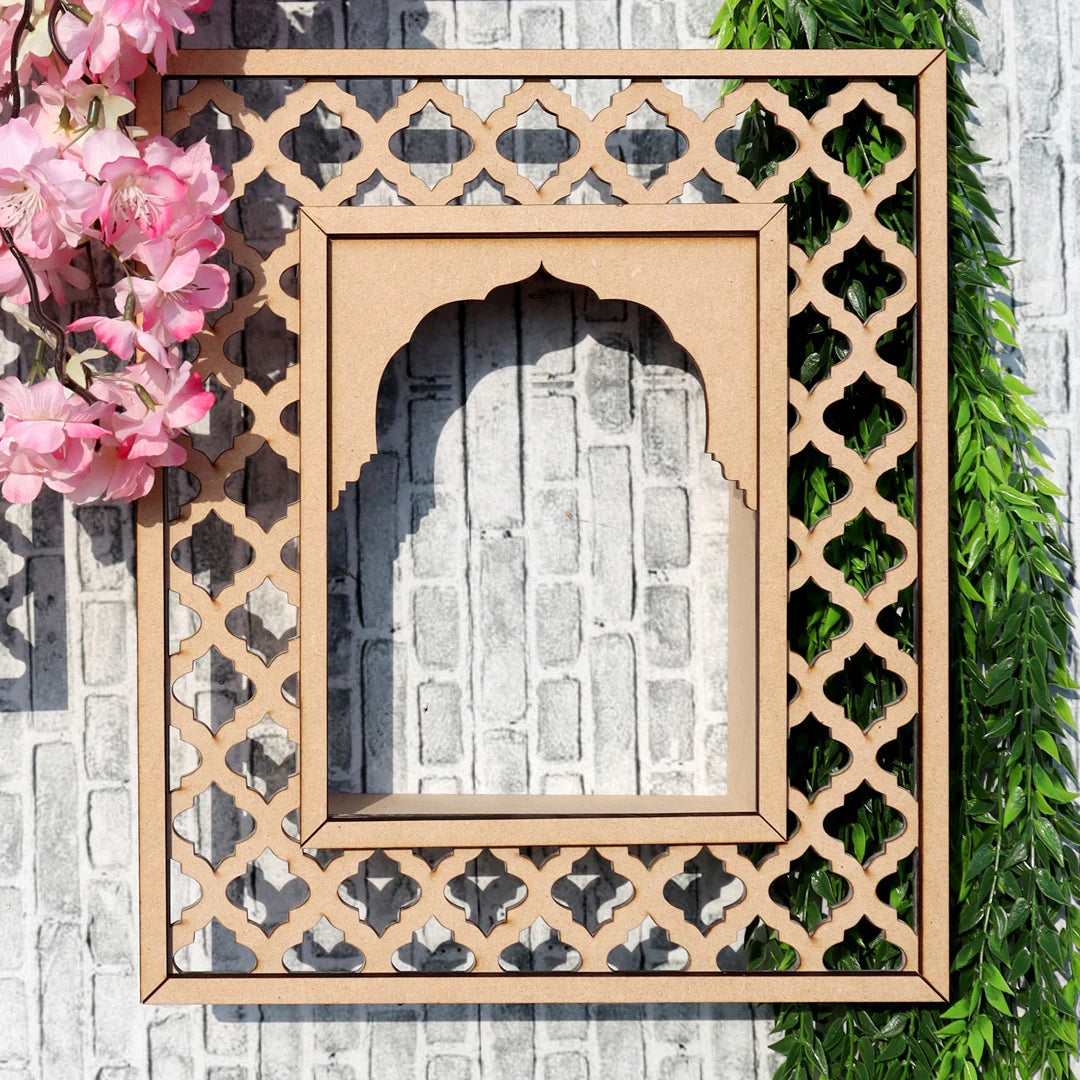 Customized MDF Jharokha – A Timeless Royal Touch for Your Space