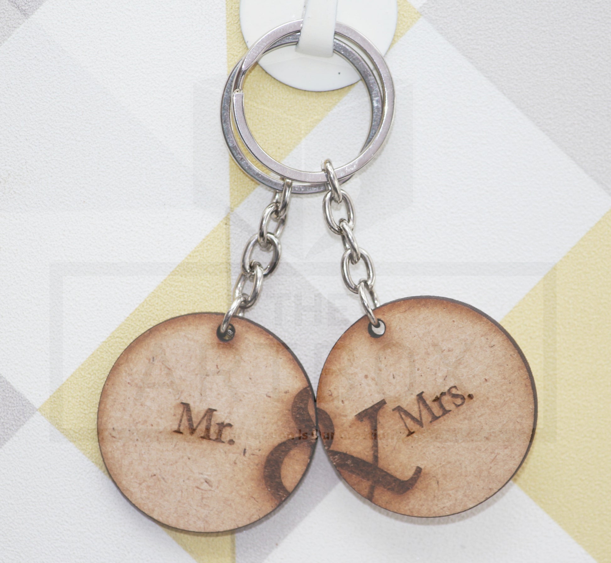 Customized Wooden Couple Keychains – Carry a Piece of Each Other
