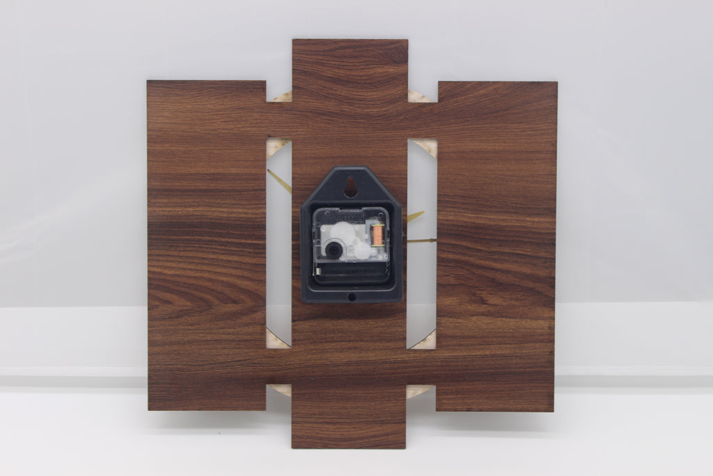 Double Layer  MDF Wall Clock