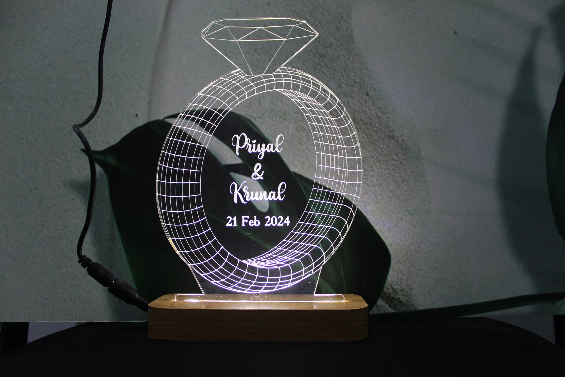 Personalized LED Lamp for Couples – A Romantic & Unique Gift