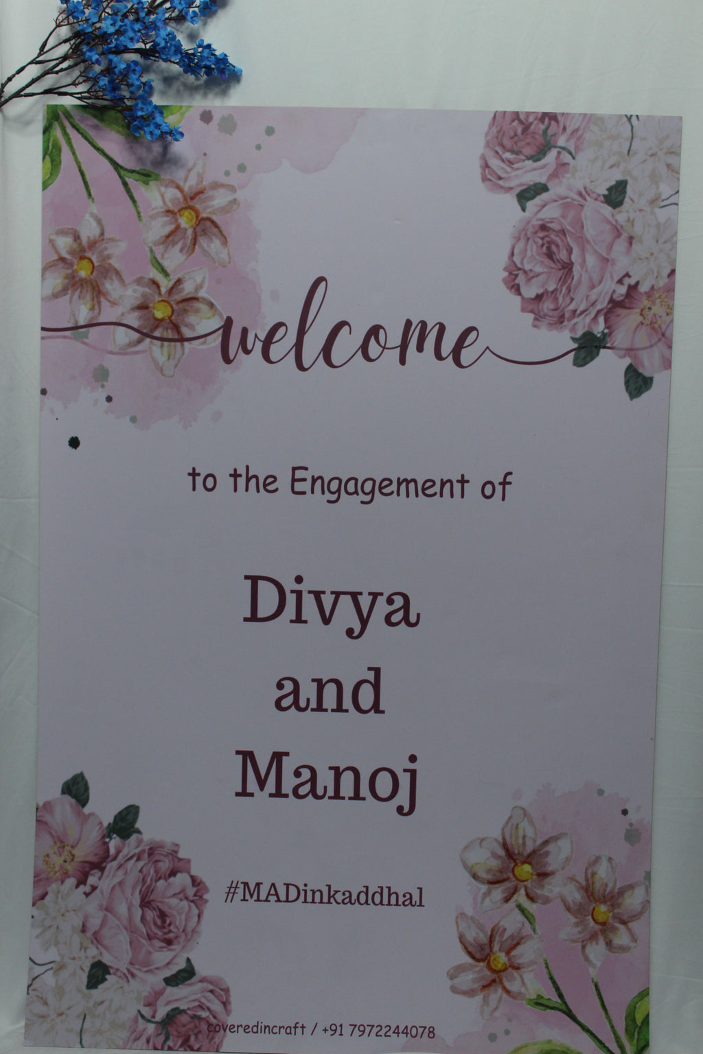 Customized Wedding Welcome Board – A Grand First Impression