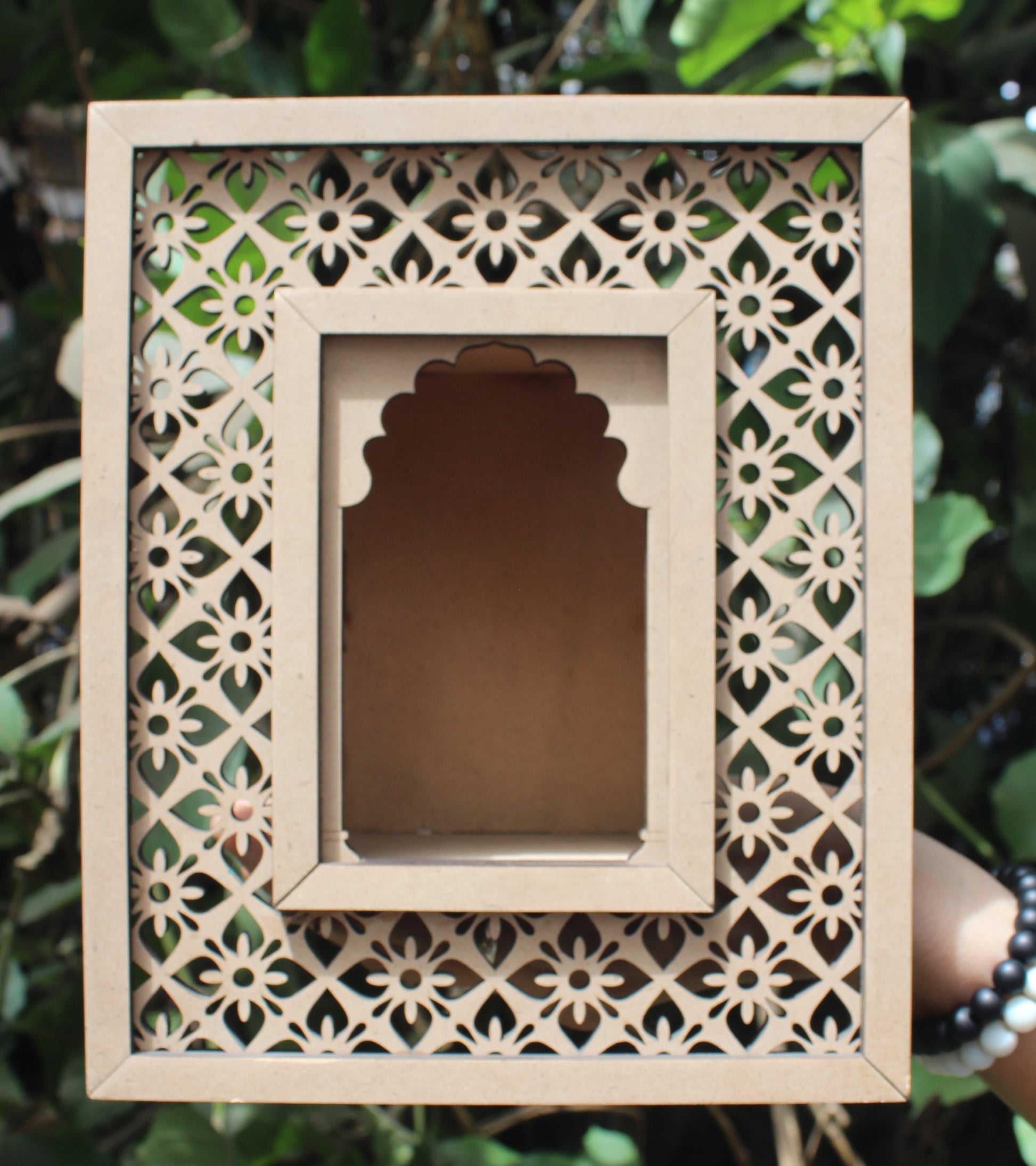 Customized MDF Jharokha – A Timeless Royal Touch for Your Space