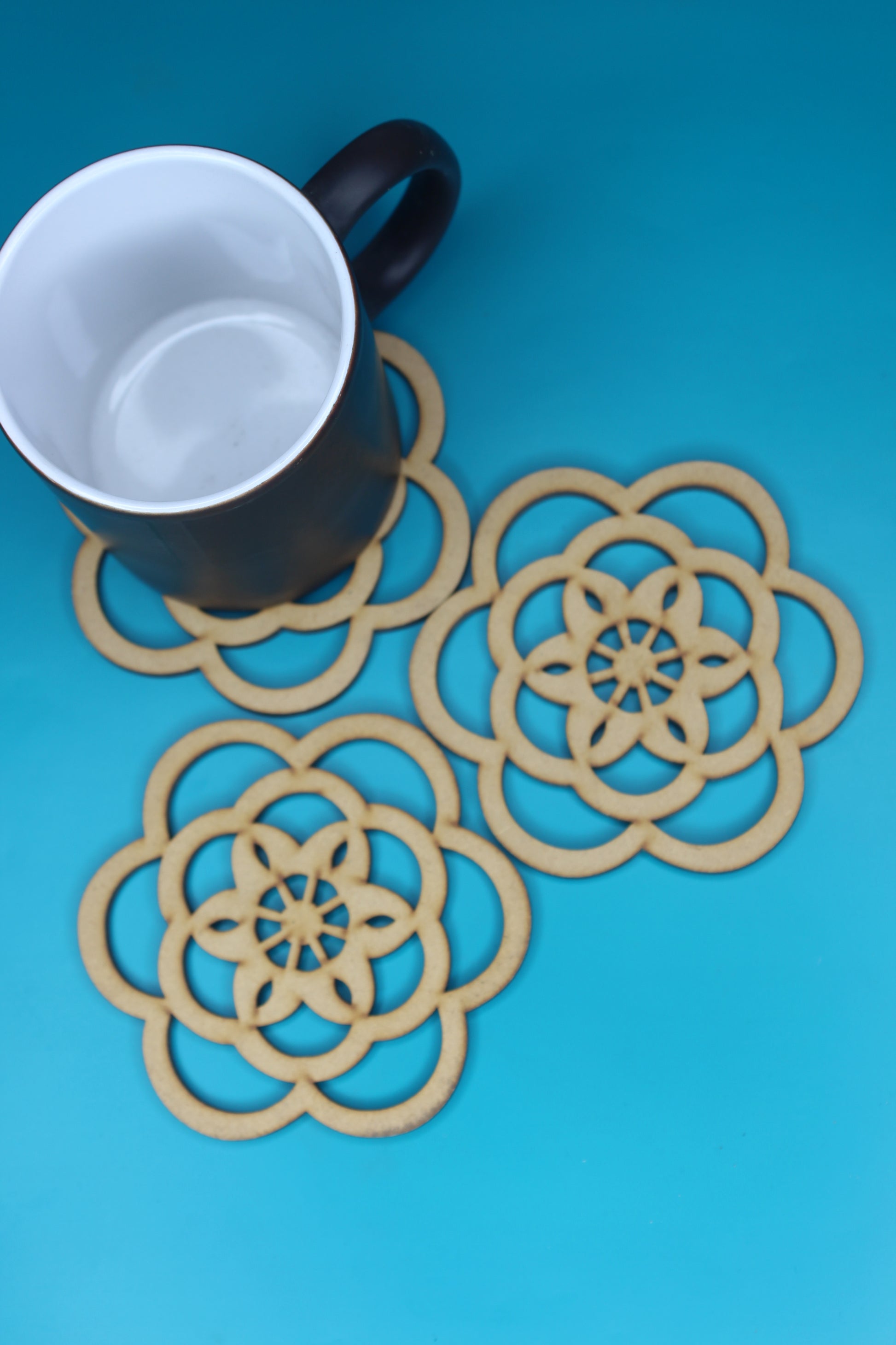 Customized MDF Tea Coasters – Stylish & Durable Drinkware for Home & Office