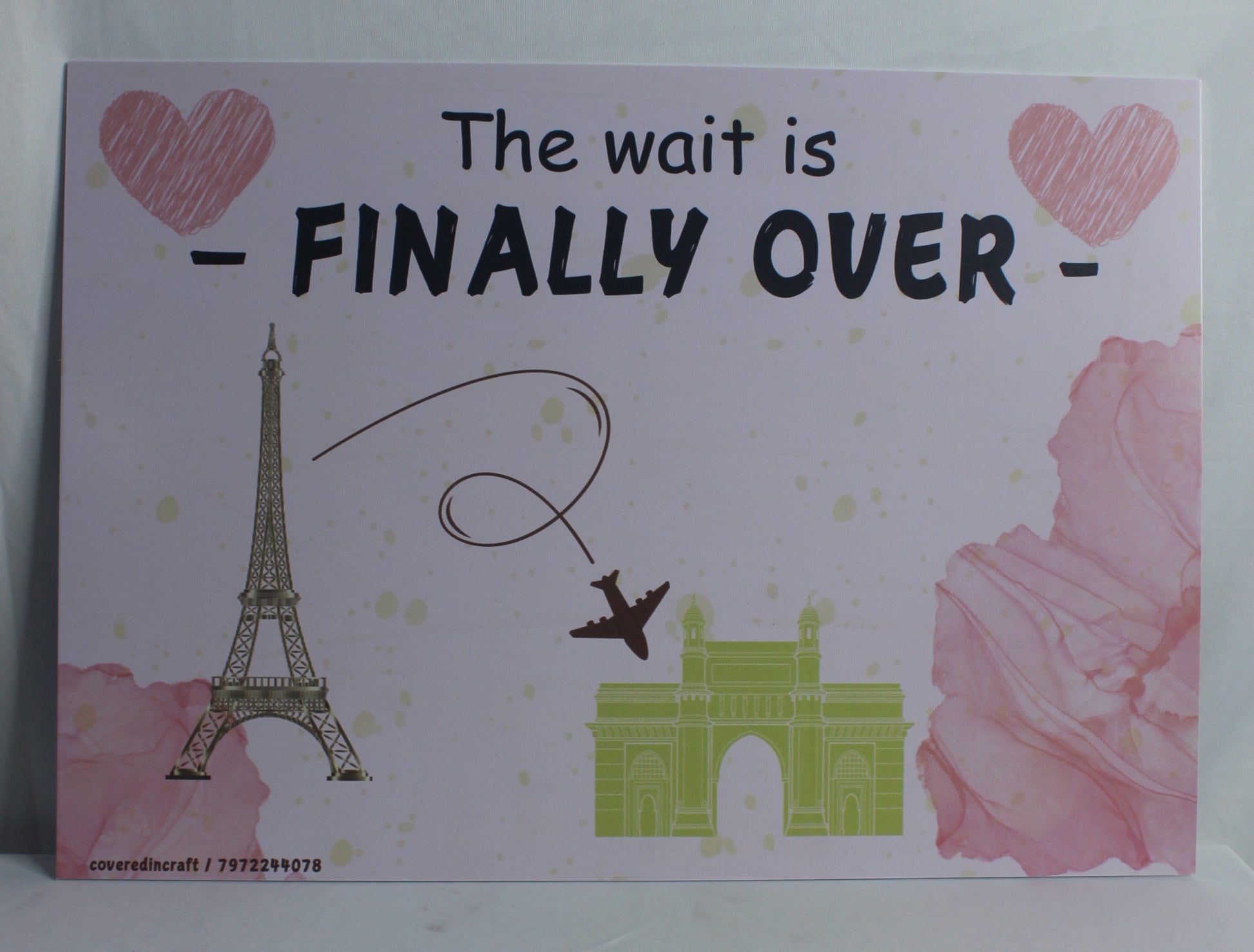 Customized Wedding Welcome Board – A Grand First Impression