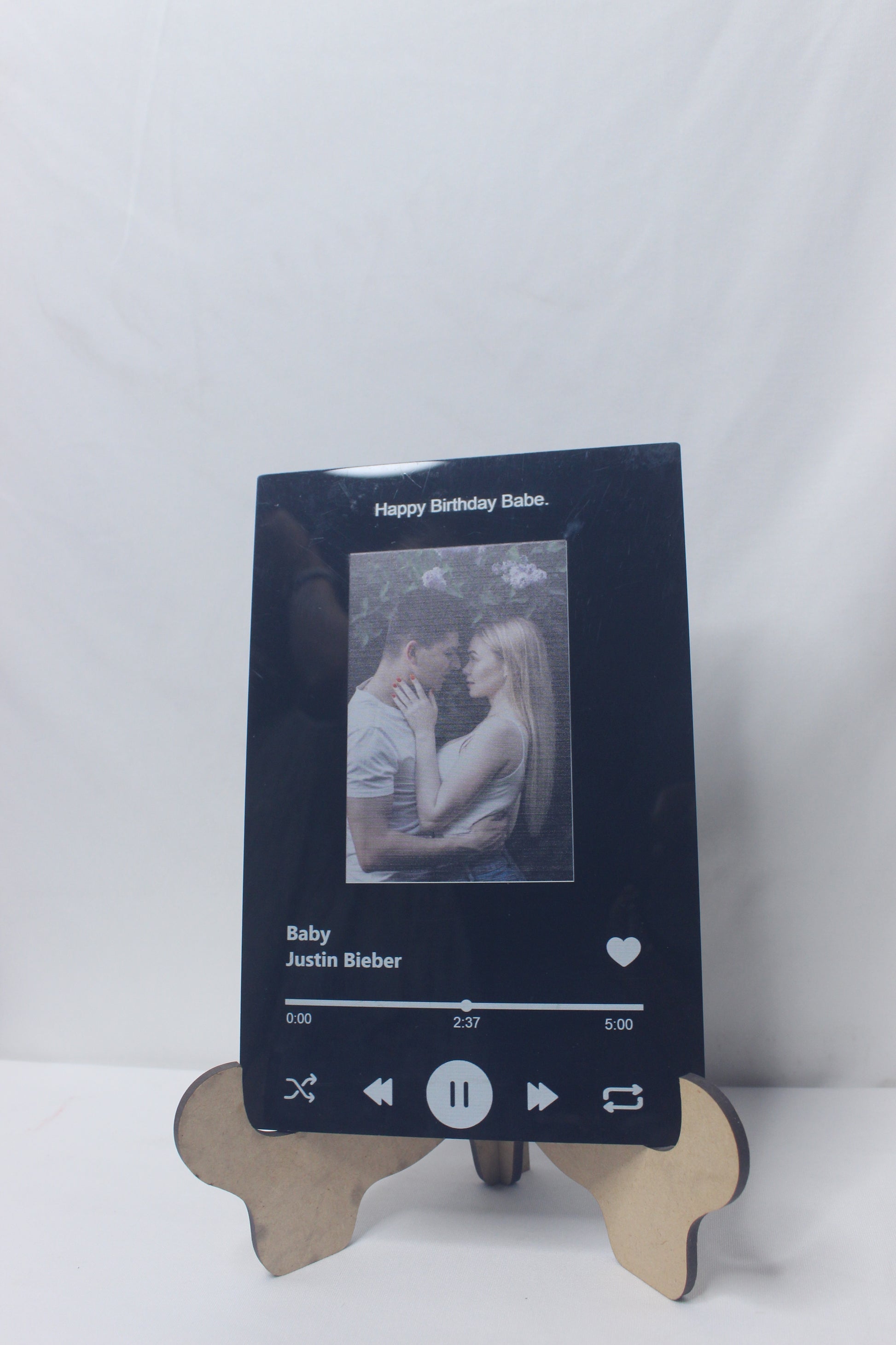 Black Spotify Plaque