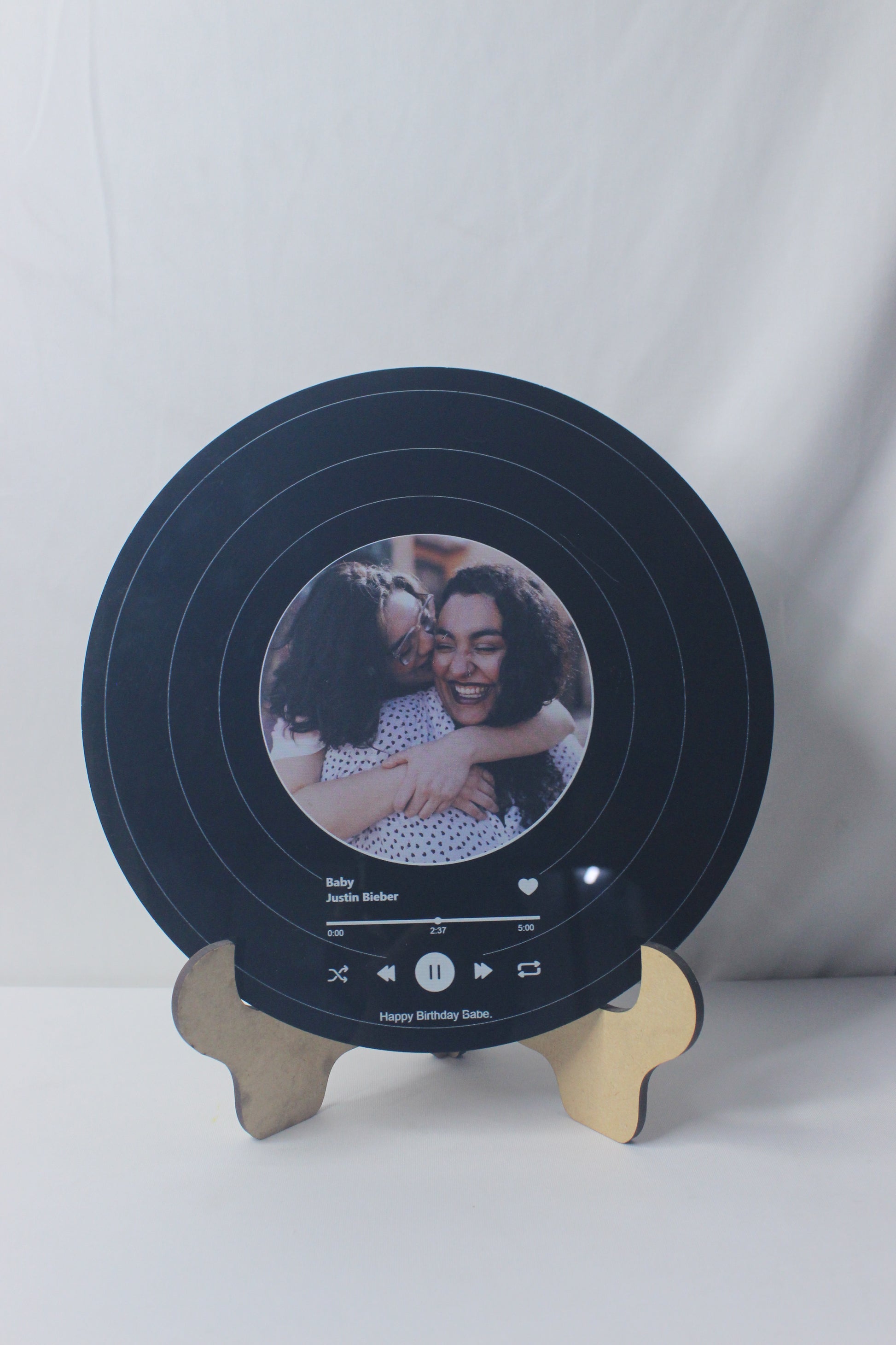 Black Spotify Plaque
