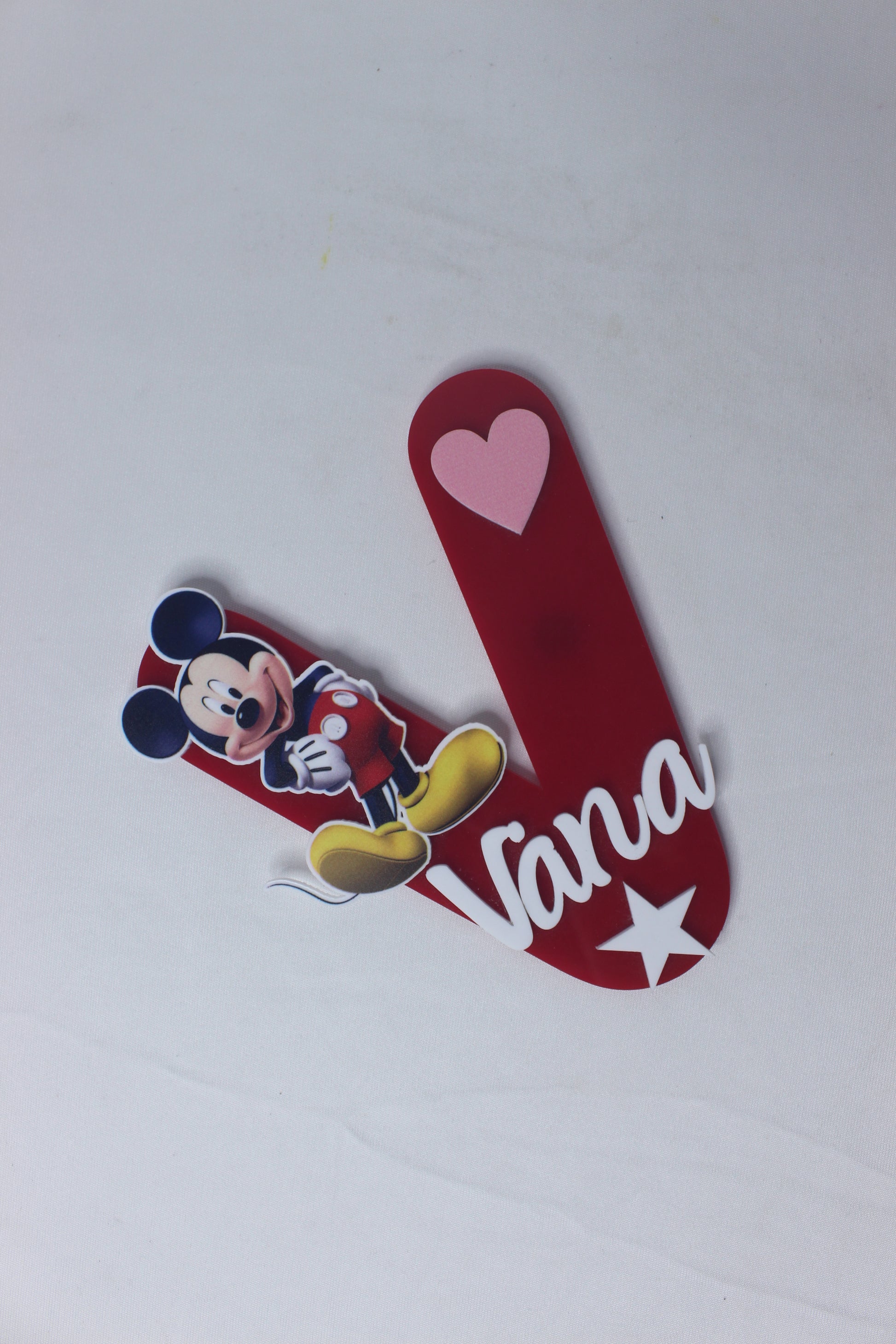 Customised V Letter Firdge Magnet