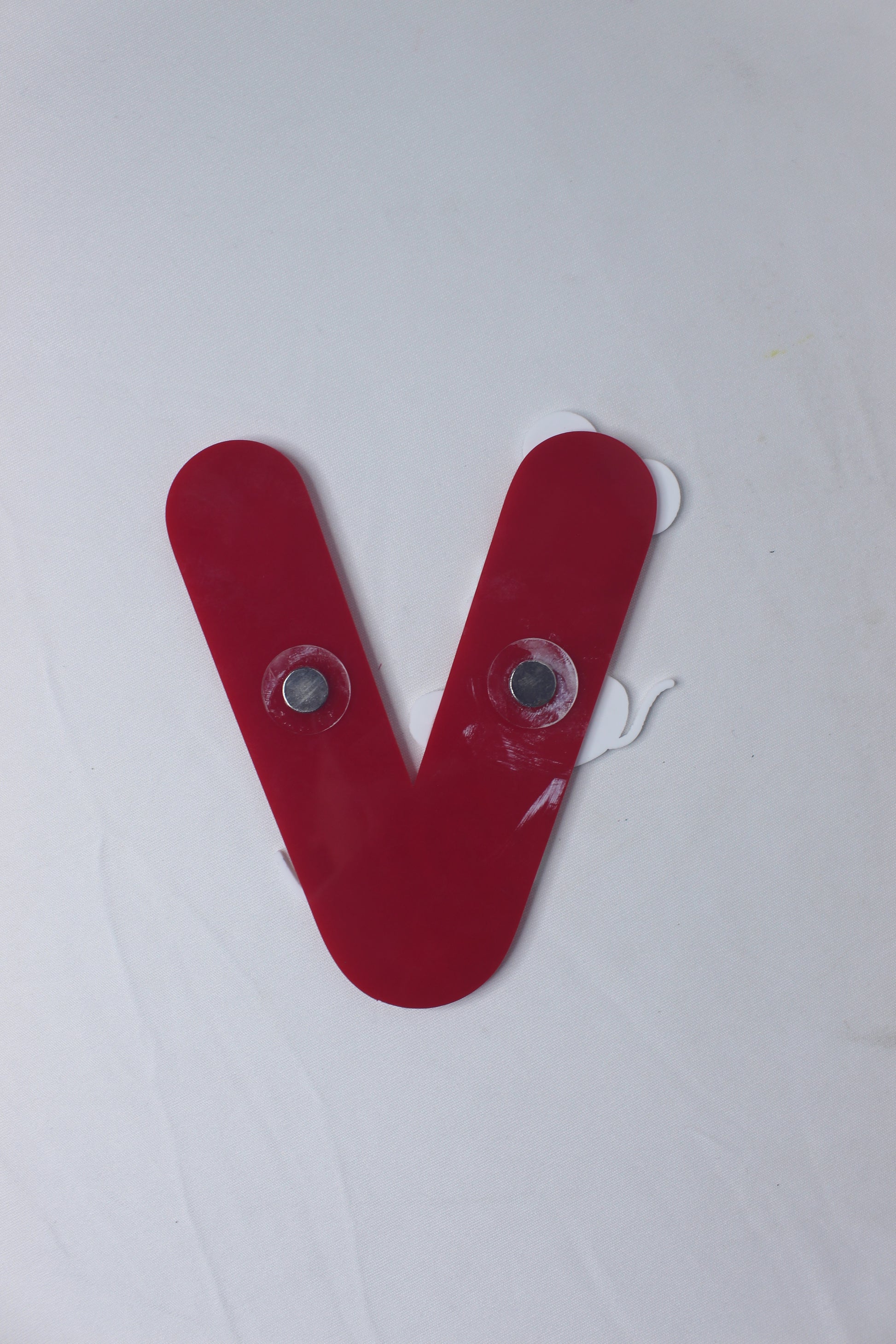 Customised V Letter Firdge Magnet