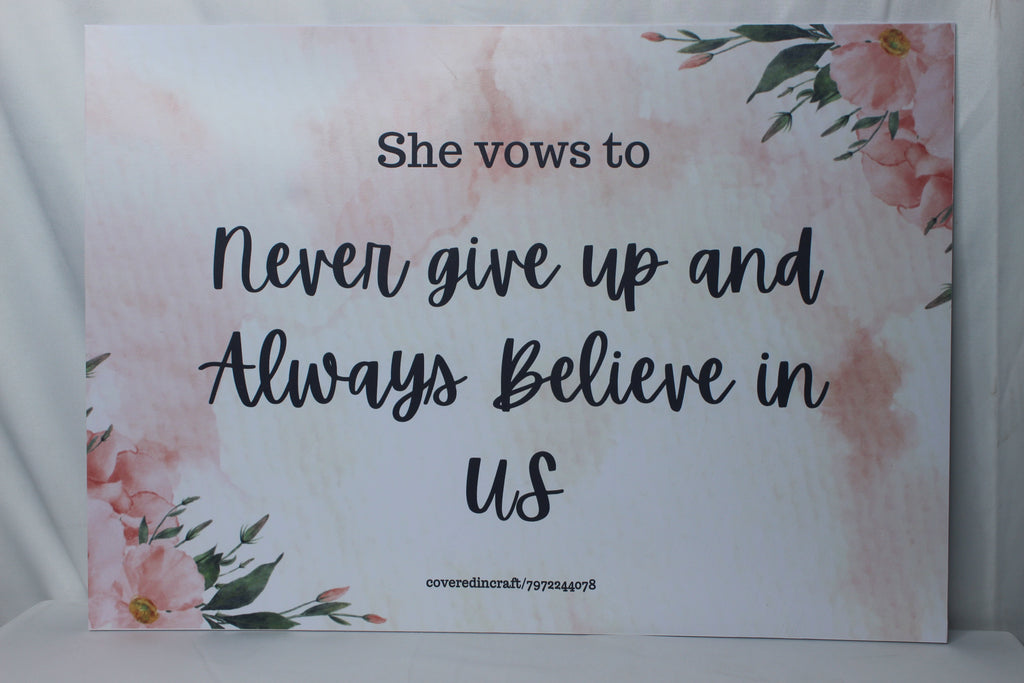 Customized Wedding Welcome Board – A Grand First Impression