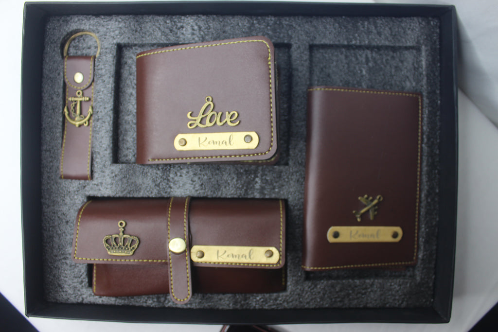 Wallet Combo with Customized Name – The Perfect Personalized Gift Set