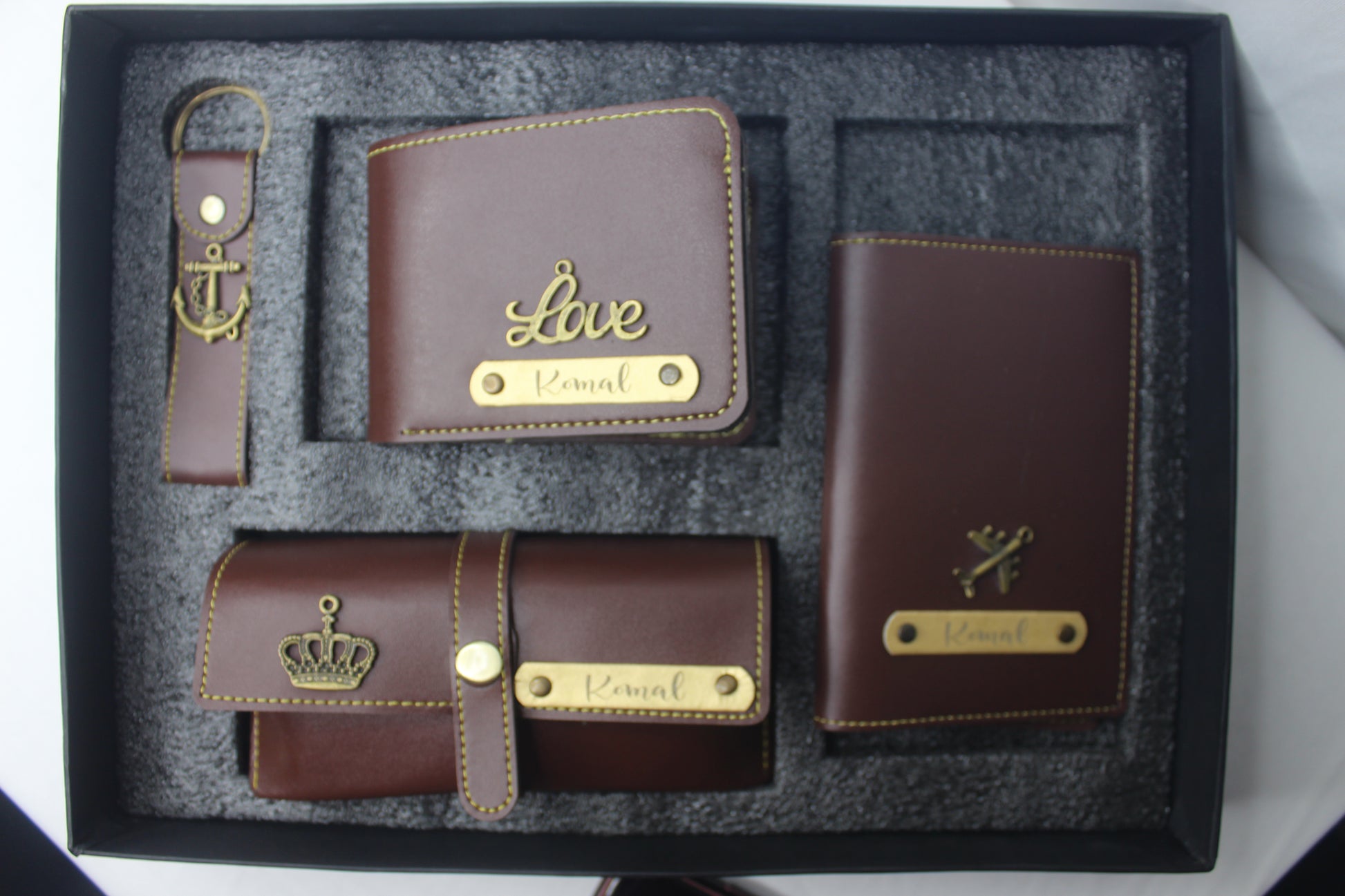 Wallet Combo with Customized Name – The Perfect Personalized Gift Set