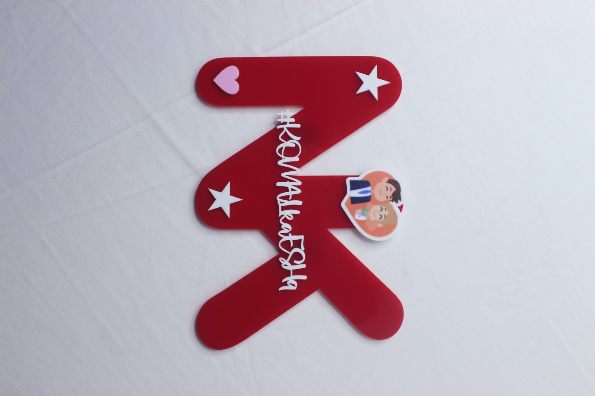 Customised NK Letter Firdge Magnet