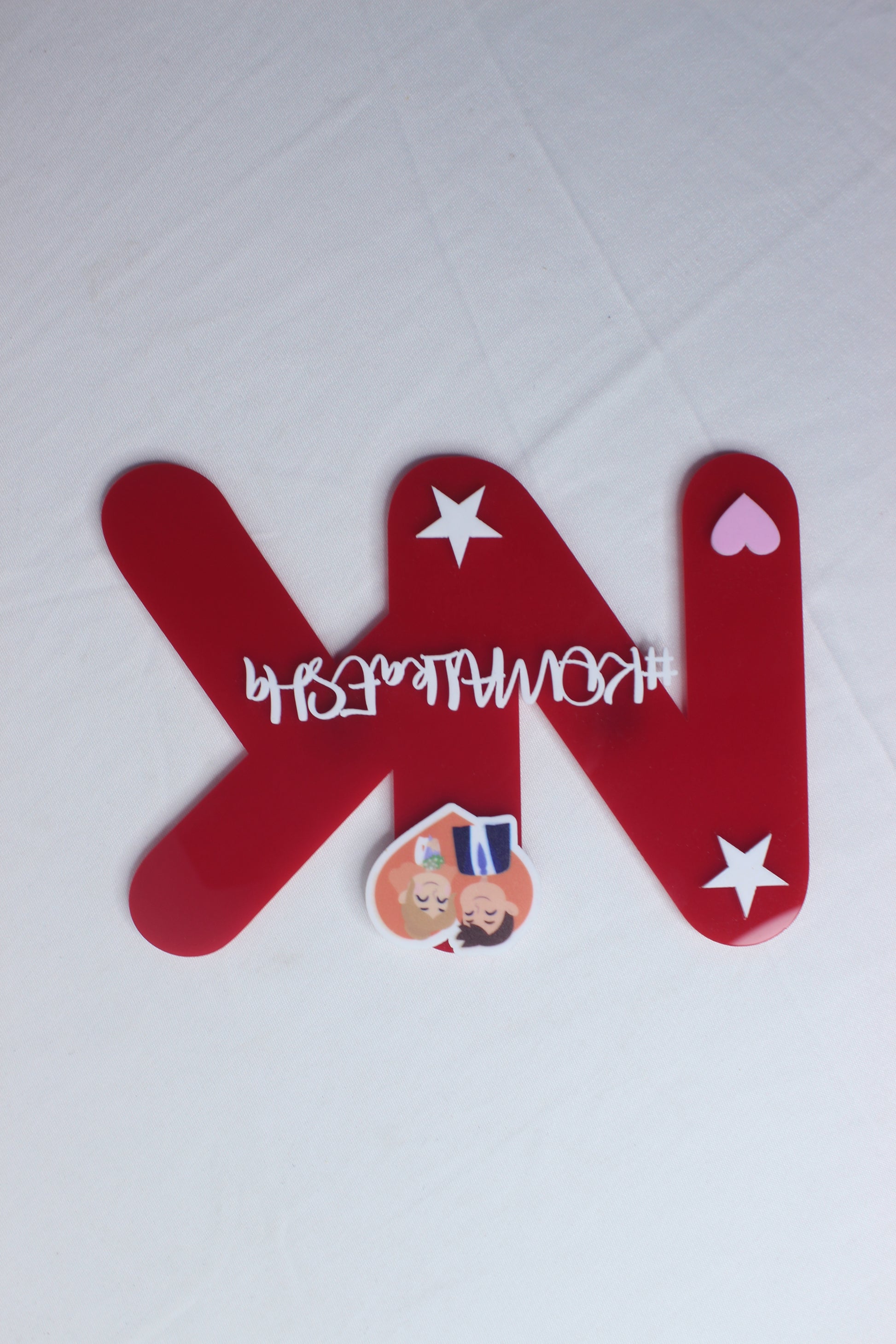 Customised NK Letter Firdge Magnet