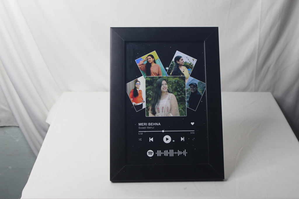 Black Spotify Plaque