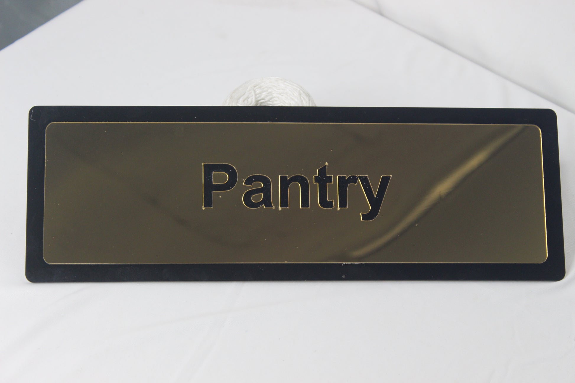Acrylic & Gold Brass Name Board – Elegant & Premium