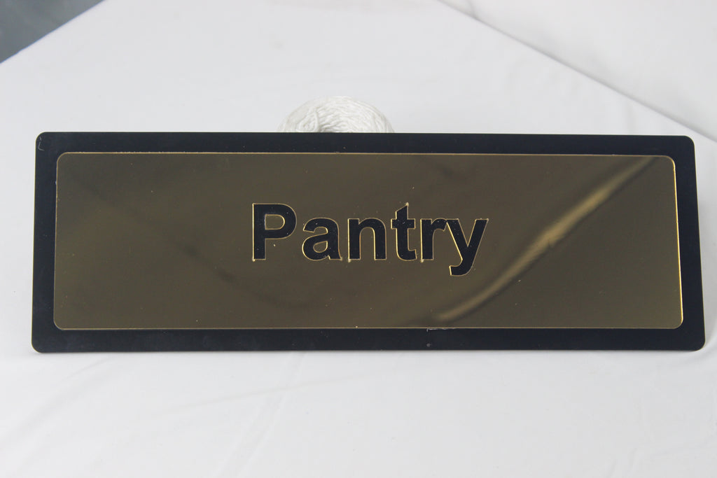 Acrylic & Gold Brass Name Board – Elegant & Premium