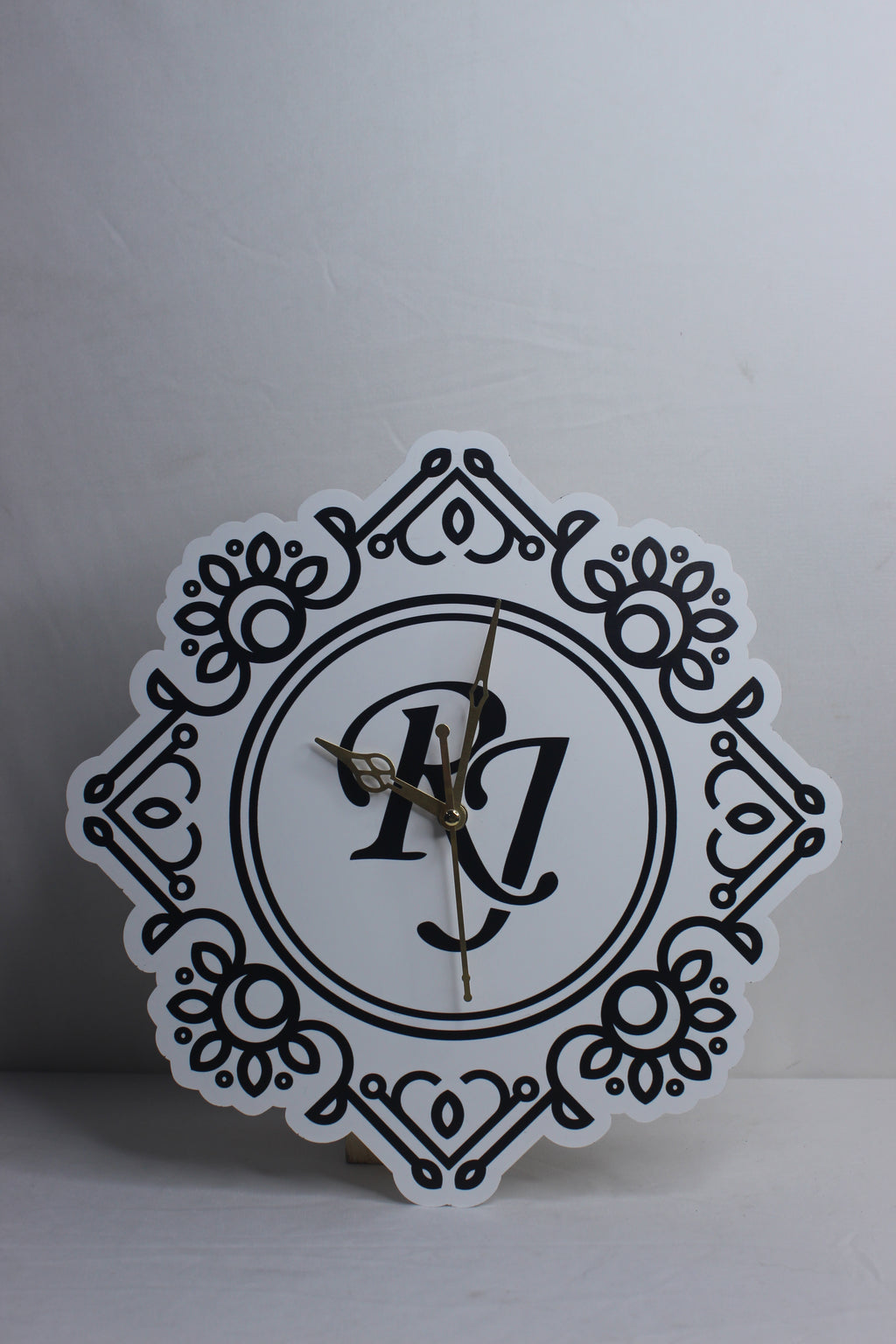 Letter Logo Acrylic Wall Clock – Elevate Your Brand with Style