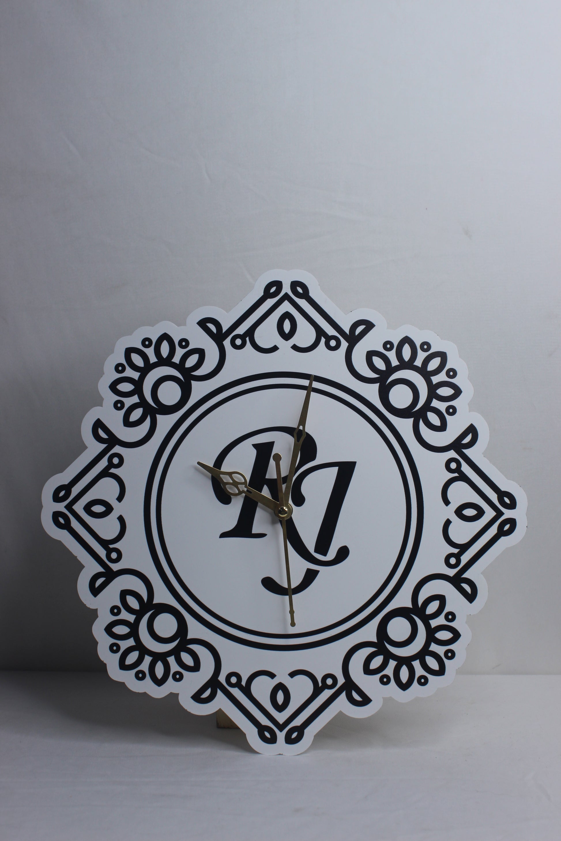 Letter Logo Acrylic Wall Clock – Elevate Your Brand with Style
