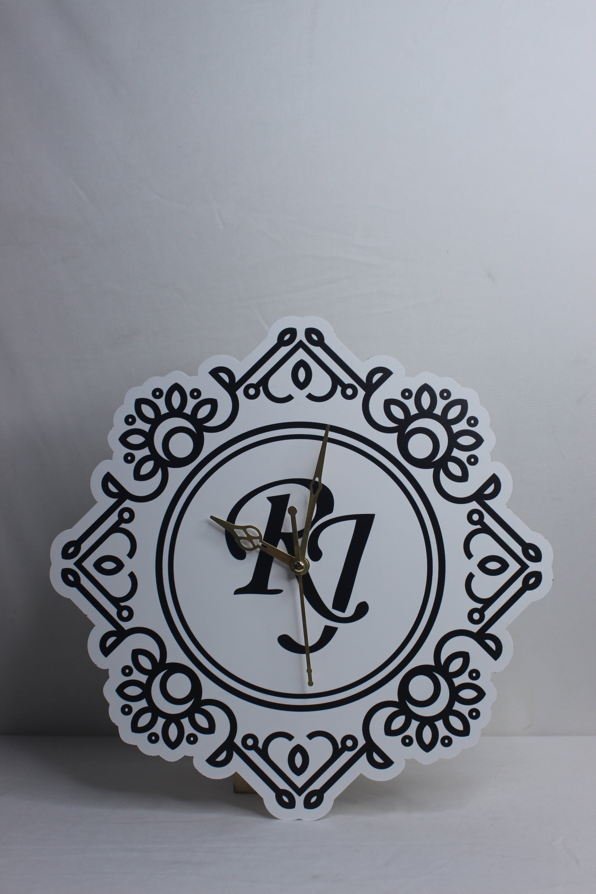 Letter Logo Acrylic Wall Clock – Elevate Your Brand with Style