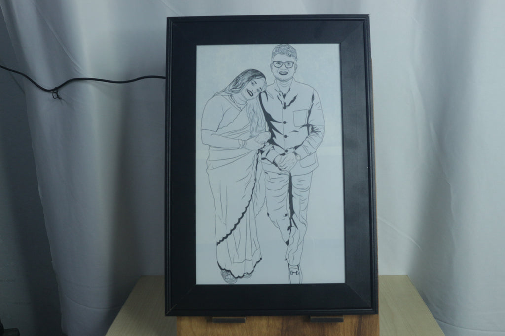 Artistic LED Frame – A Perfect Blend of Light & Art