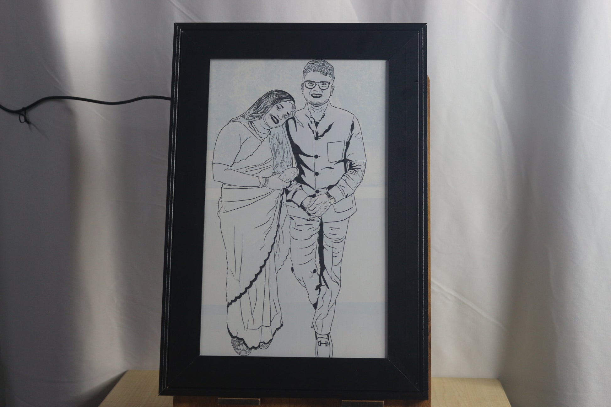 Artistic LED Frame – A Perfect Blend of Light & Art