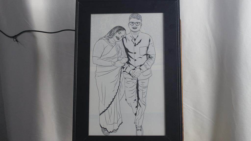Artistic LED Frame – A Perfect Blend of Light & Art
