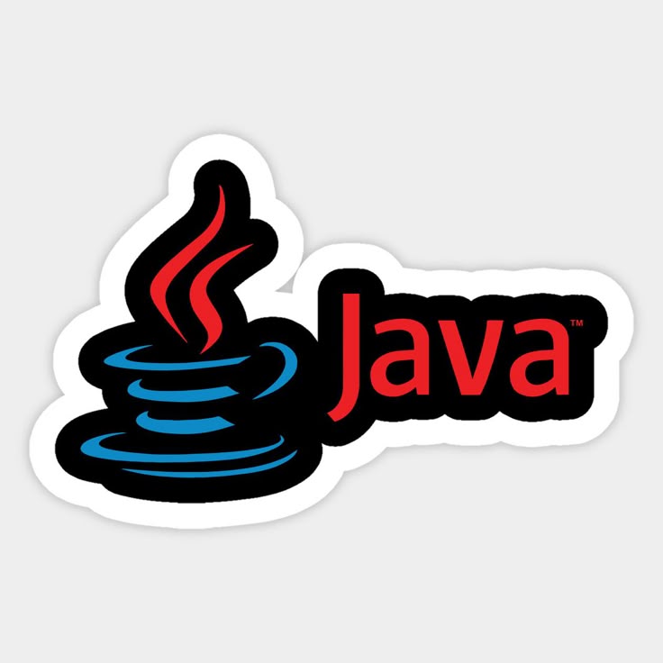 JAVA Logo-Loptop Sticker