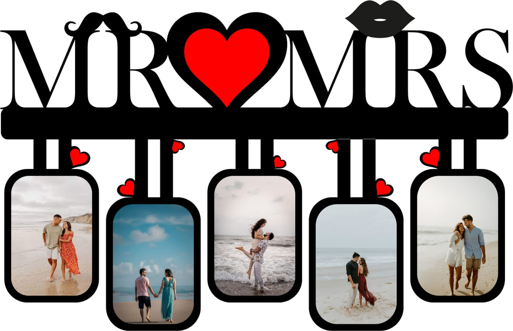 Mr. & Mrs. Hanging Photo Frame