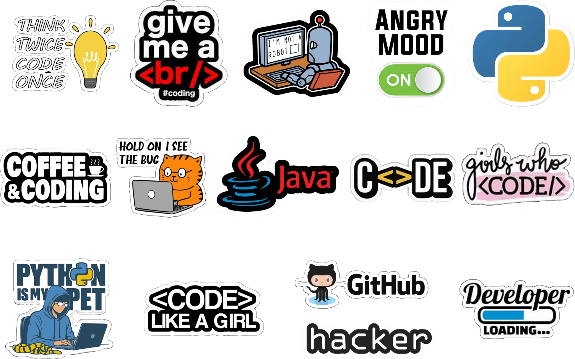 Developer - DTF Laptop Stickers