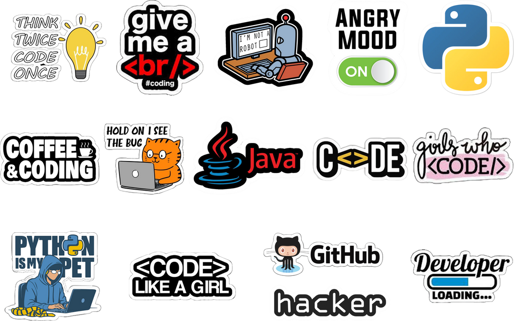 Developer - DTF Laptop Stickers