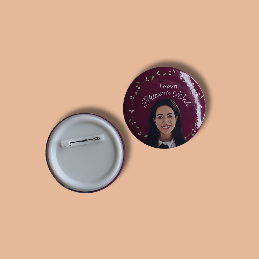 Personalized Circle Pin Back Button Badges – Custom Circle Badges for Every Occasion.