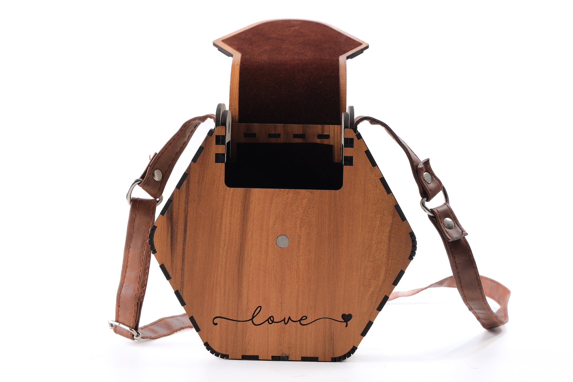 Brown MDF Ladies Purse-Style Meets Personalization