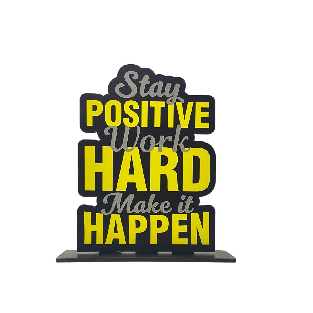Self-Motivation Tabletop Decor