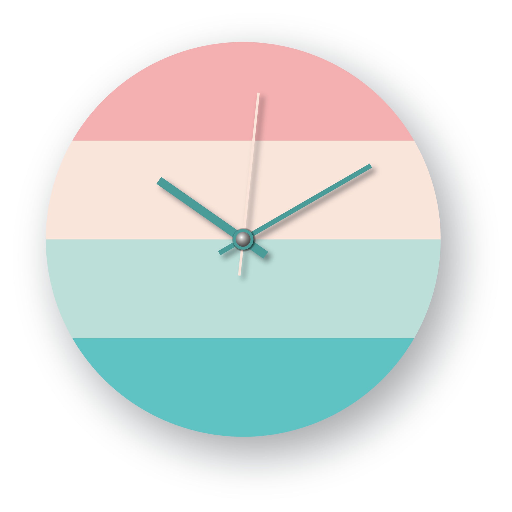 Pastel Colored Wall Clock – Soft Hues, Timeless Charm